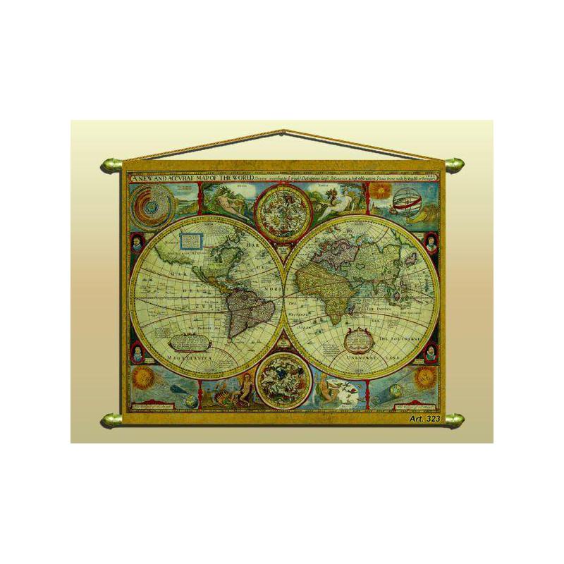 Zoffoli living Mappa antica (Riproduzione) Nr. 323/2