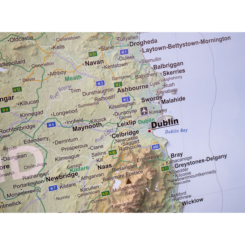 GeoMetro Mappa Irlanda (90 x 90 cm)
