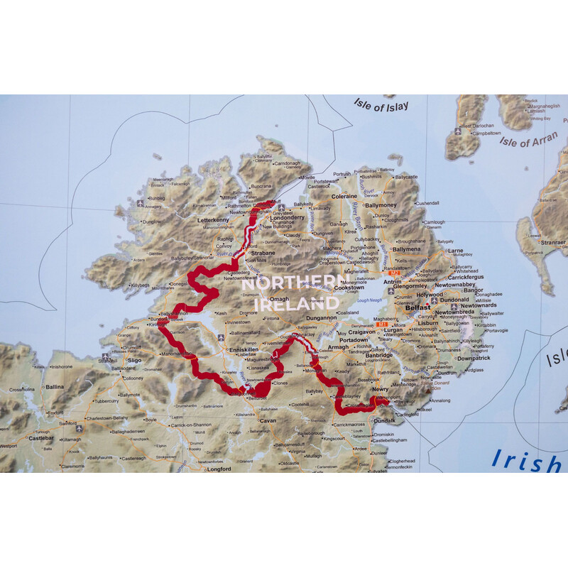 GeoMetro Mappa United Kingdom (100 x 140 cm)