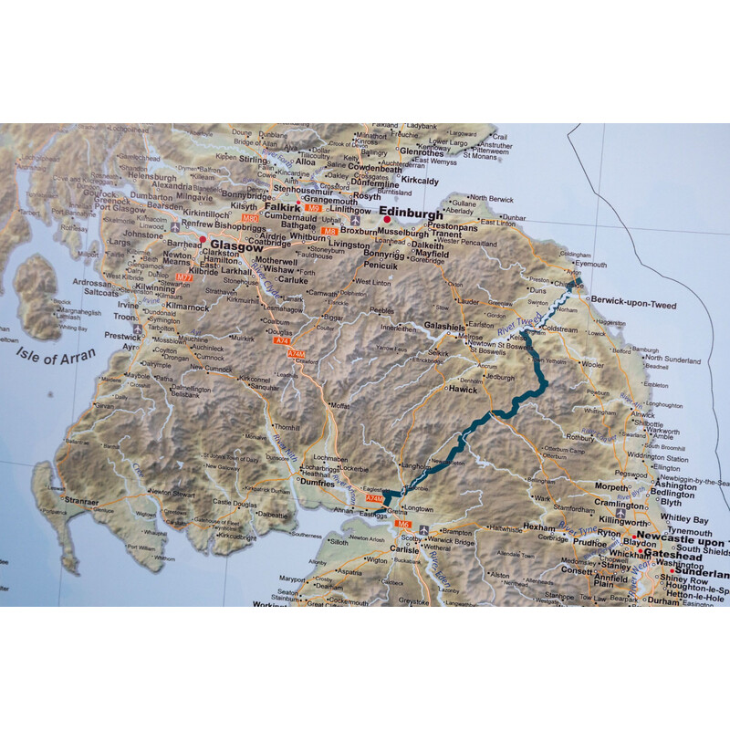 GeoMetro Mappa United Kingdom (100 x 140 cm)