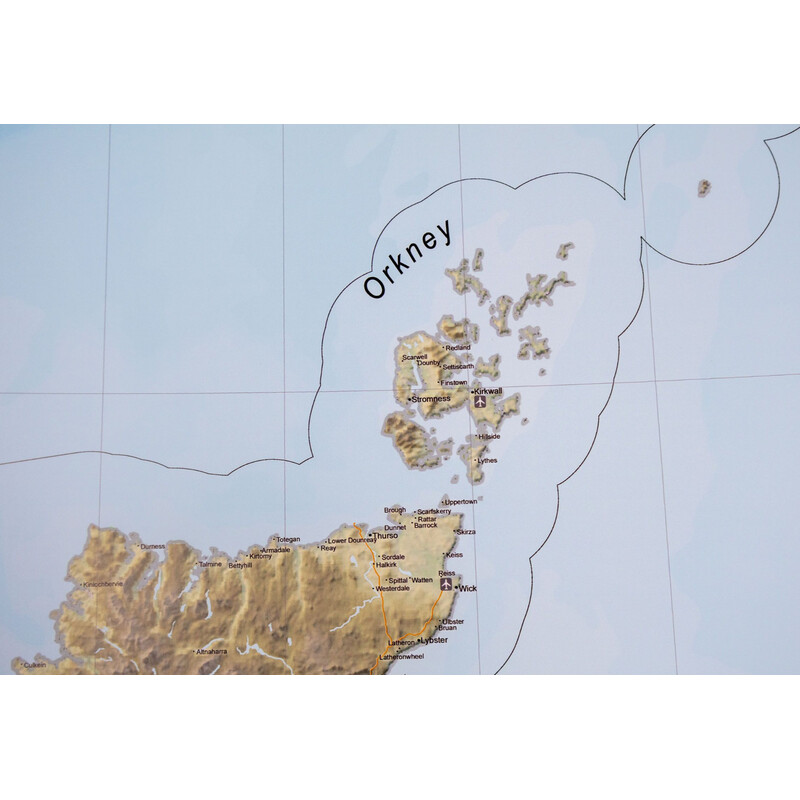 GeoMetro Mappa United Kingdom (100 x 140 cm)