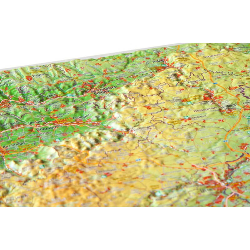 Georelief Mappa Regionale Schwäbische Alb