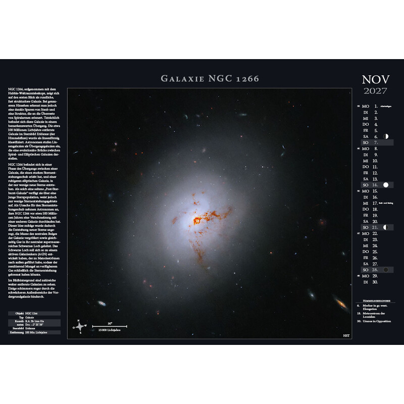 Astronomie-Verlag Calendario Weltraum-Kalender 2027