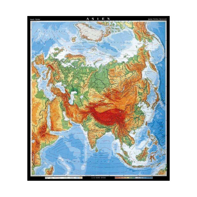 Klett-Perthes Verlag Mappa Continentale Asia fisica
