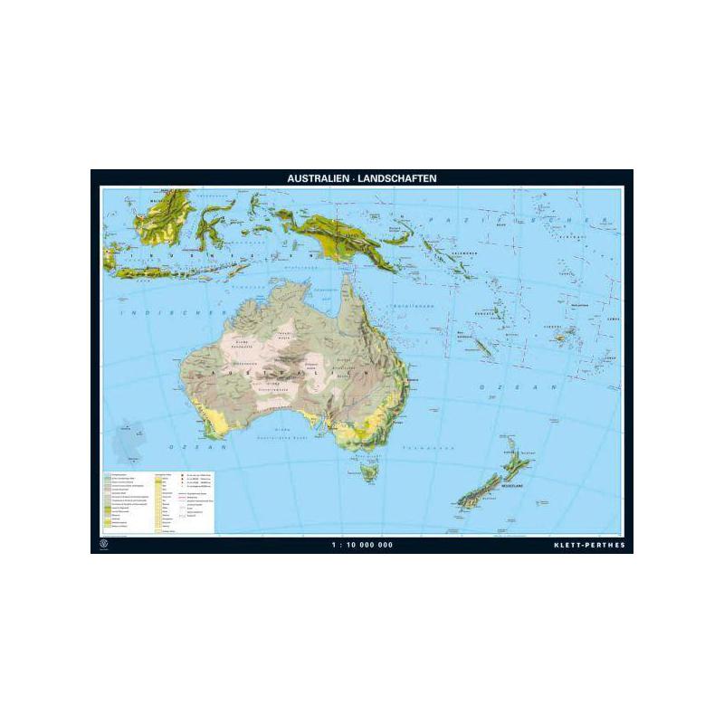 Klett-Perthes Verlag Mappa Continentale Territori australiani