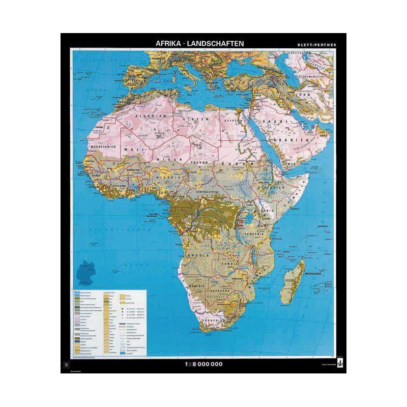 Klett-Perthes Verlag Mappa Continentale Territori africani