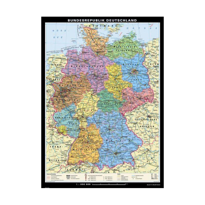Klett-Perthes Verlag Mappa Germania politica, grande