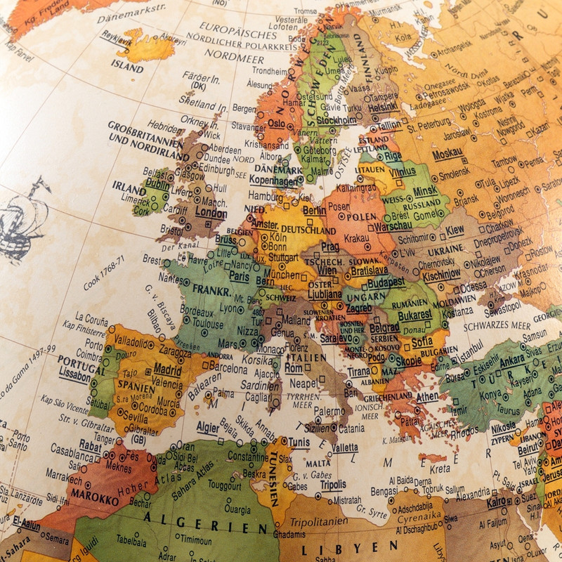 Räthgloben Globo da terra PAL 50 60 (Italiano)