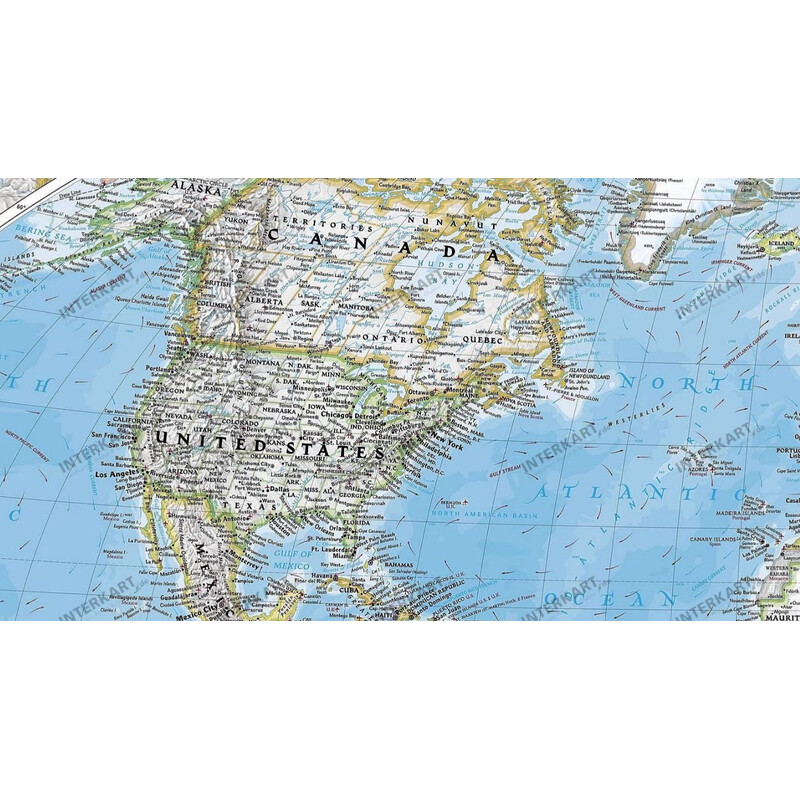 National Geographic Mappa del Mondo (279 x 193 cm)