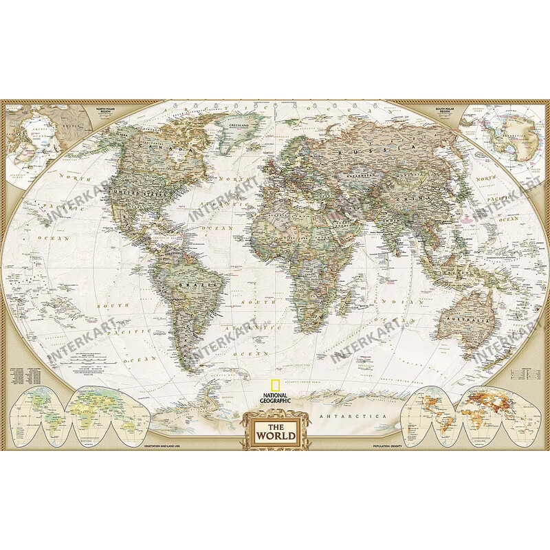 EuroGraphics Puzzle 2000 Pezzi | Antica Mappa Del Mondo | 68x97 Cm | Cartone Riciclato | Regalo Istruttivo