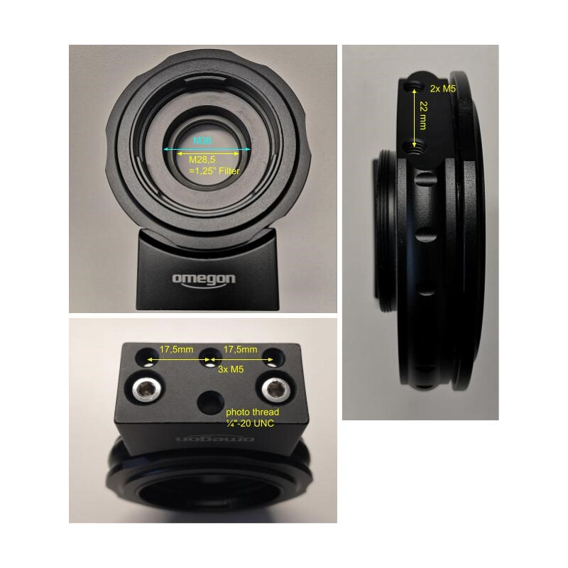 Omegon Adattatore T2 per Canon EOS - senza filettatura della fotocamera