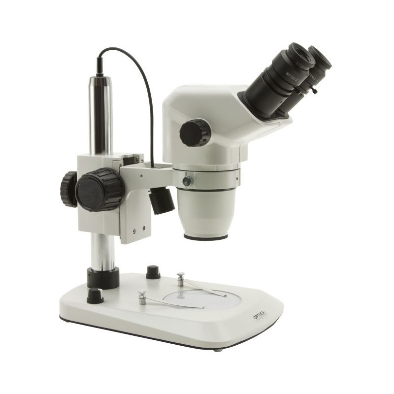 Optika microscopio stereoscopico SZN-3, binoculare, zoom, 7x-45x, LED