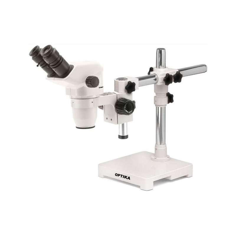 Optika Microscopio stereo zoom SZN-7, binoculare, stativo a sbalzo