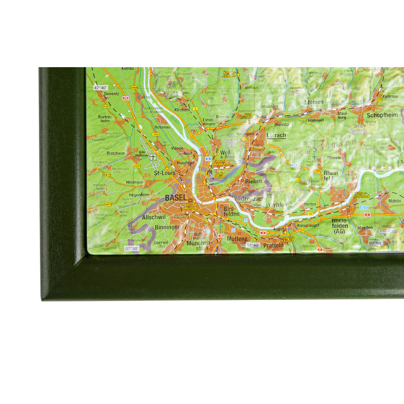 Georelief Mappa Regionale Foresta Nera