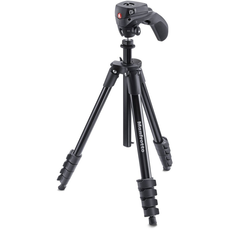 Manfrotto Compact Action Kit treppiede foto/video, nero