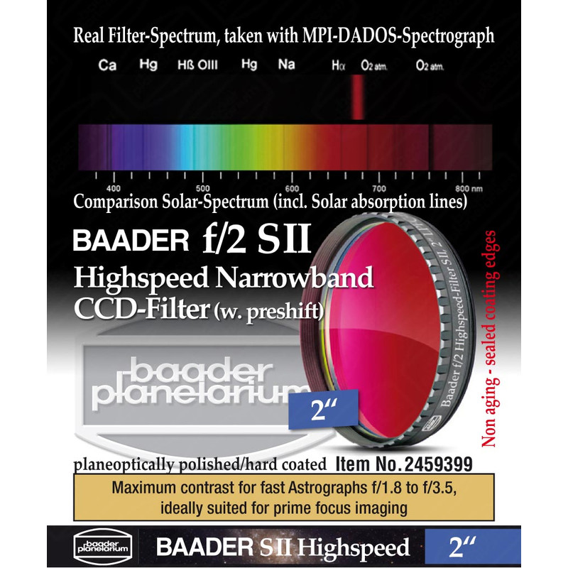 Baader Filtro SII Highspeed f/2 2"