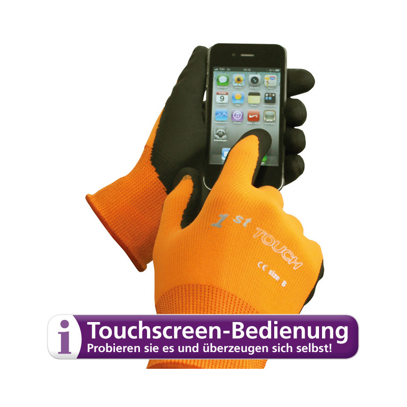 Guanto 1st Touch per touchscreen, taglia 8