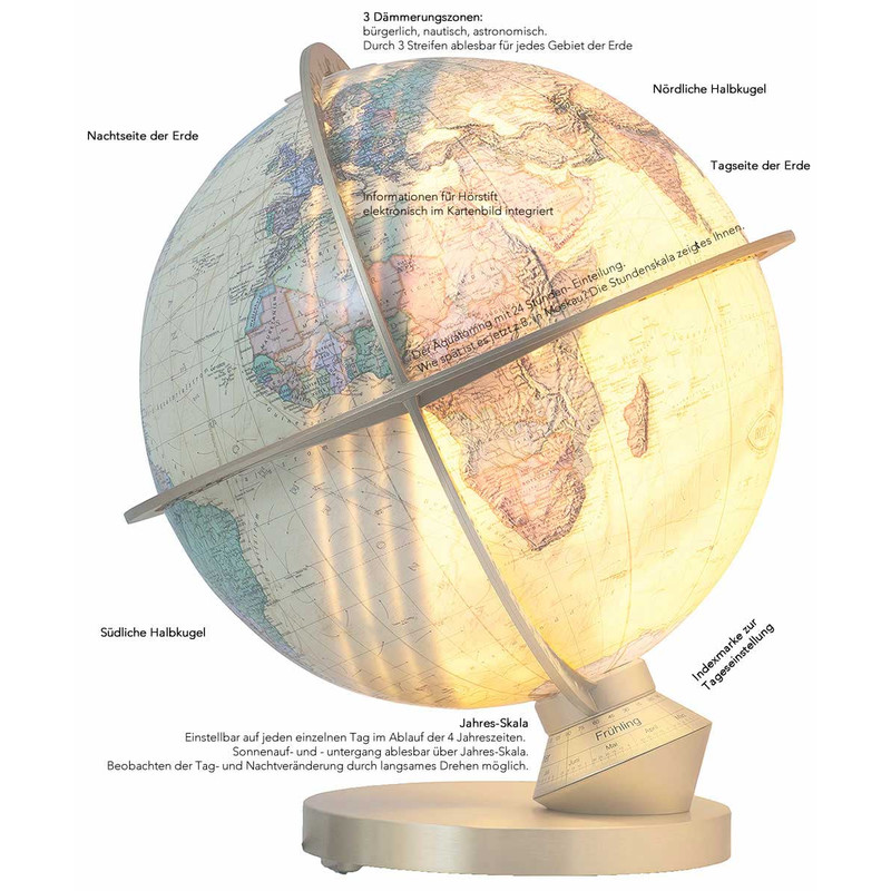 Columbus Globo Pianeta Terra Royal 34cm (in tedesco)