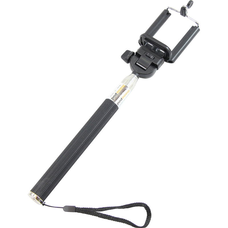 Monopiede Aluminio Selfie stick per Smartphone e fotocamere compatte, rosa