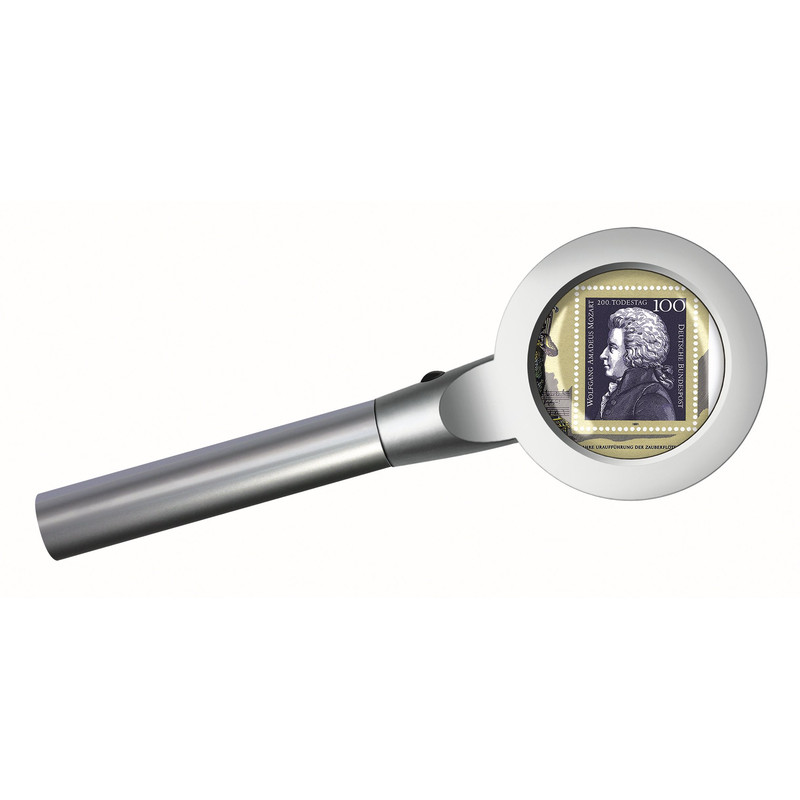 Bresser Lente di ingrandimento con illuminazione a LED 2,5x55 mm