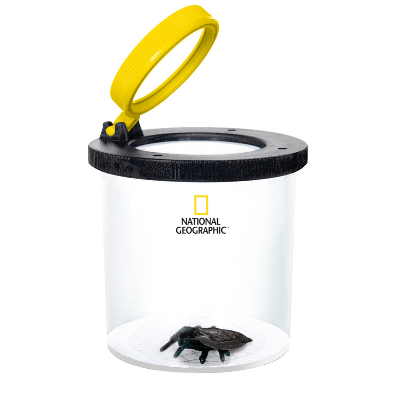National Geographic barattolo con lente di ingrandimento