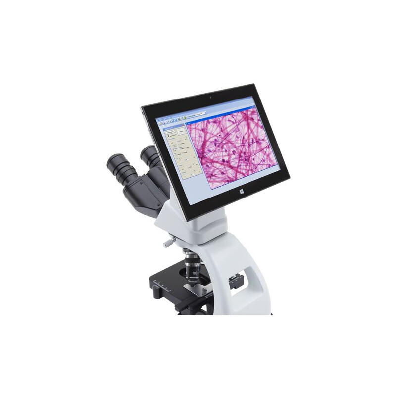 Optika Microscopio digitale B-290TB, N-PLAN, con PC tablet