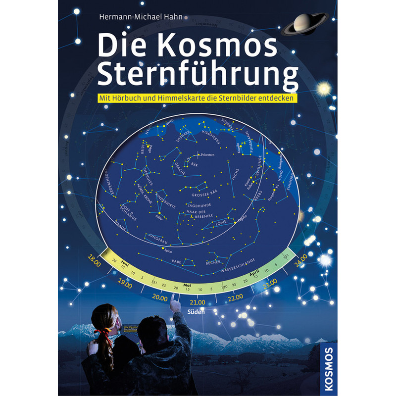 Kosmos Verlag Carta Stellare Guida del cosmo, mappa del cielo con CD audio