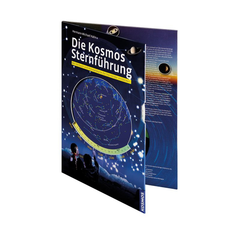 Kosmos Verlag Carta Stellare Guida del cosmo, mappa del cielo con CD audio