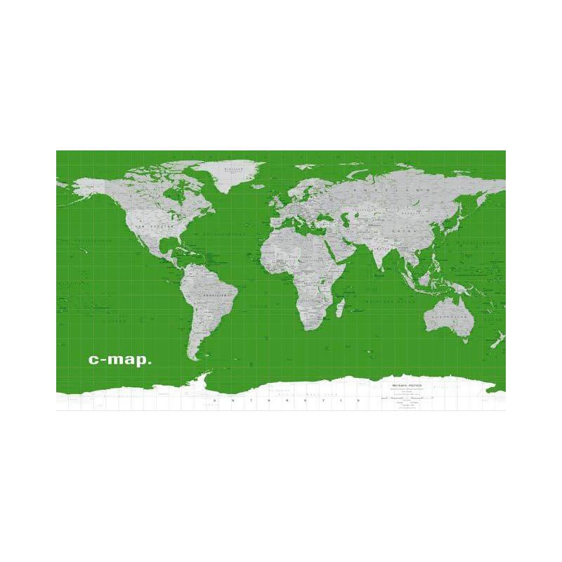 Columbus Mappa del Mondo Planisfero C-Map ''verde''