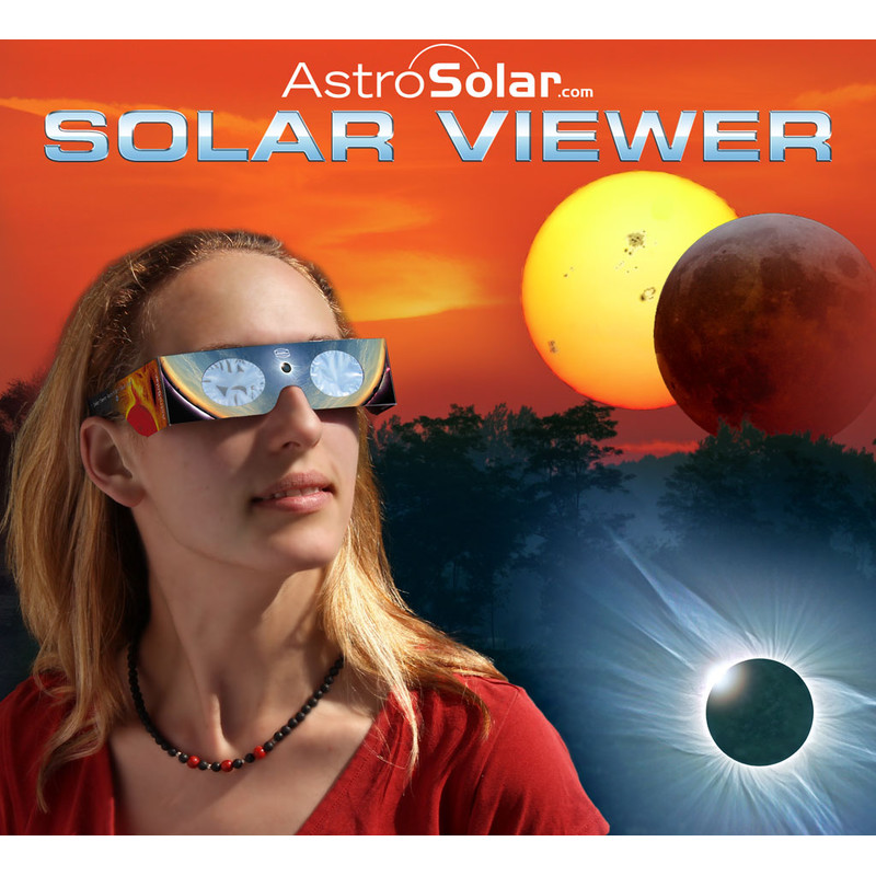 Baader Occhiali per eclissi solare Sonnenfinsternis-Brille Sofi Solar Viewer AstroSolar® Silver/Gold