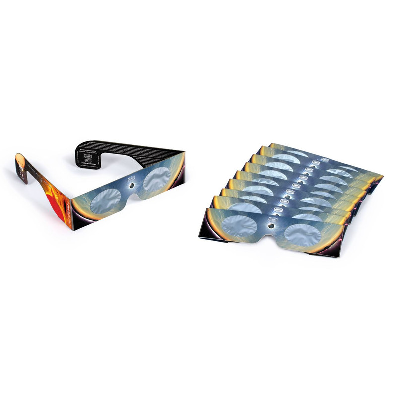 Baader Occhiali per eclissi solare Sonnenfinsternis-Brille Sofi Solar Viewer AstroSolar® Silver/Gold 10 Stück