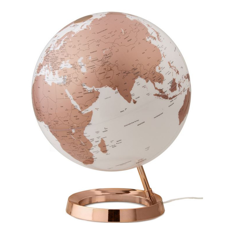 Räthgloben Globo 1917 Mappamondo Light & Colour Rame 30cm