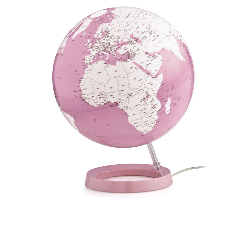 Räthgloben Globo 1917 Mappamondo Light & Colour Corallo 30cm