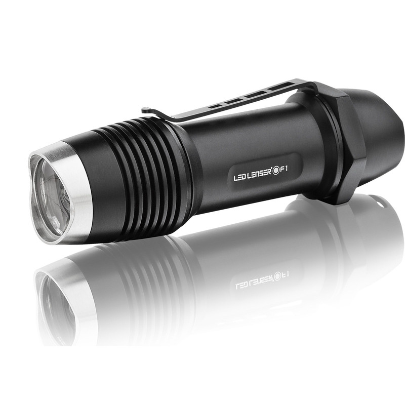 LED LENSER Torcia F1 nera