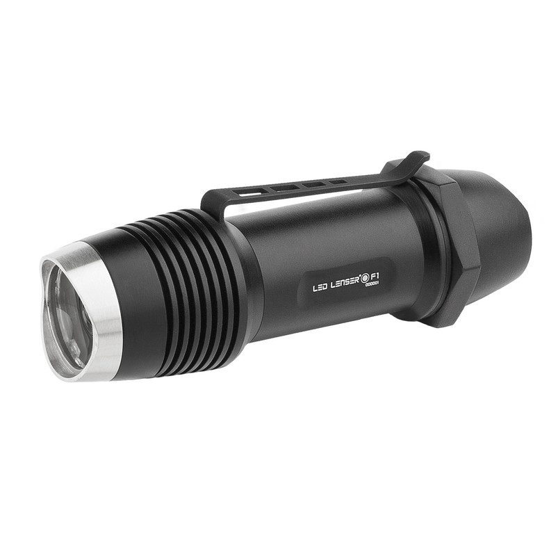 LED LENSER Torcia F1 nera