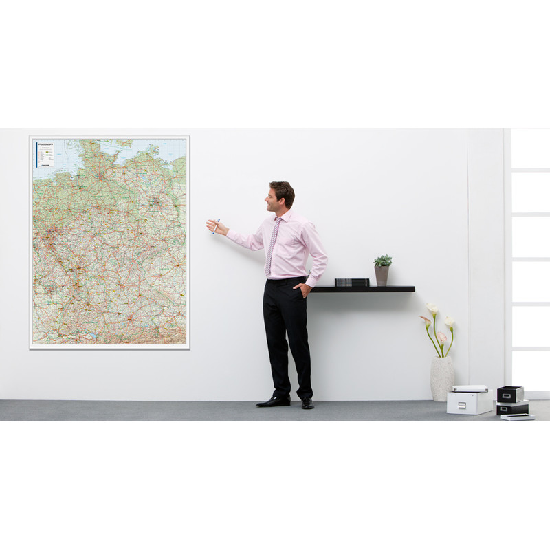 Bacher Verlag Mappa road map Germany 1:500.000 laminated