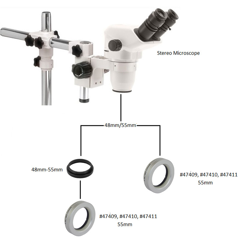 Omegon Obiettivo Microscopio telecompressore 0,7x