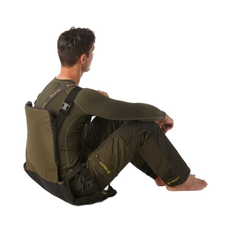 Stealth Gear Seduta imbottita con schienale pieghevole verde