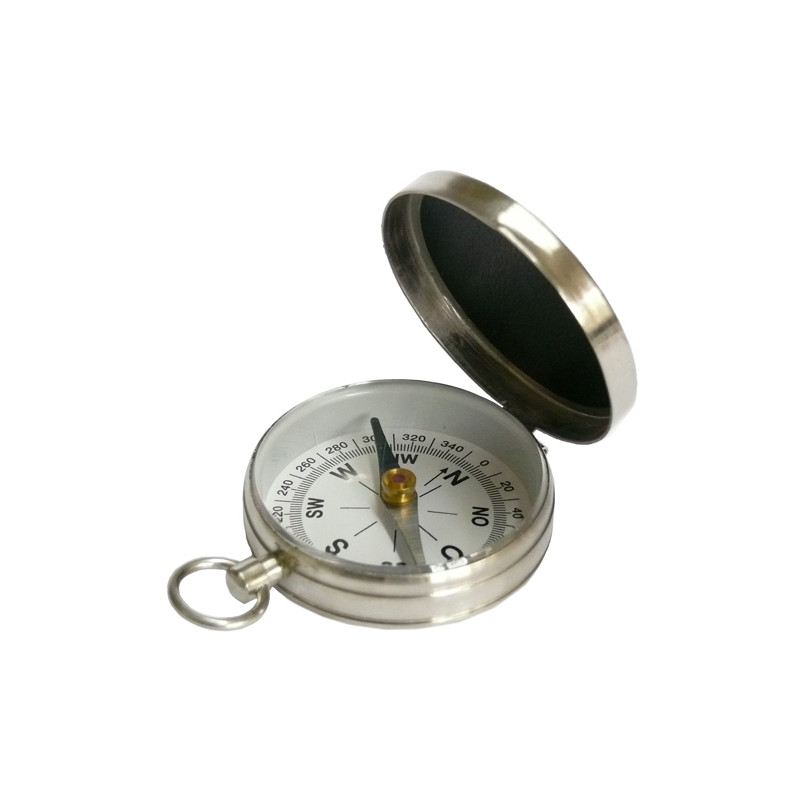 K+R Bussola tascabile ORBIT NICKEL