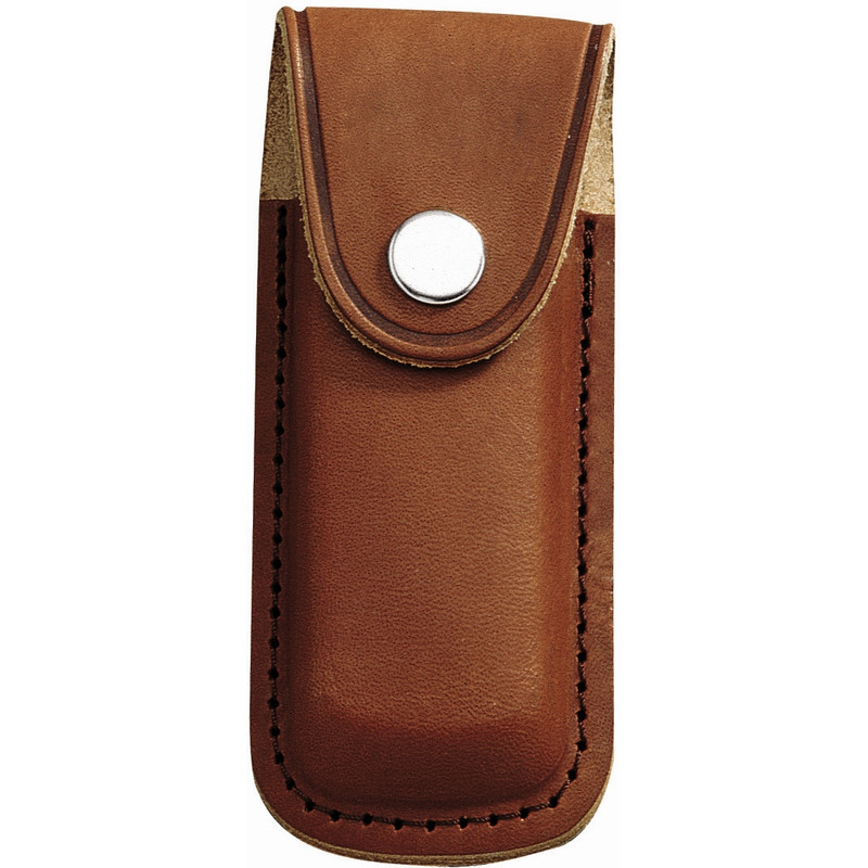 Herbertz Coltello tascabile in pelle 2690110, marrone chiaro, per 11cm