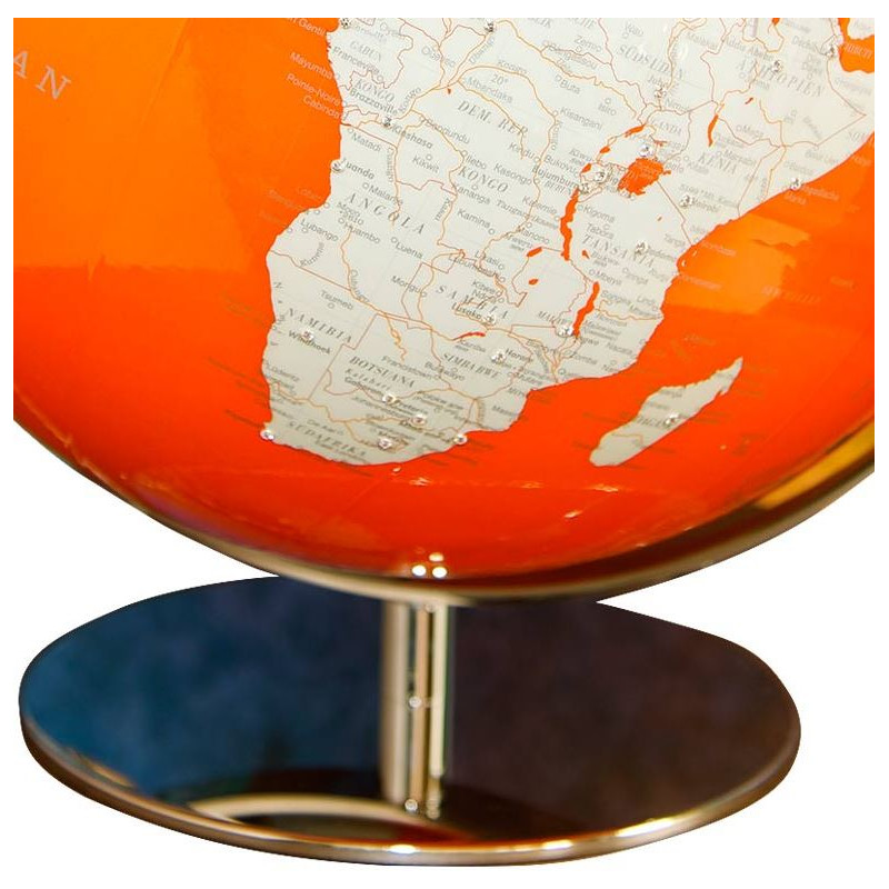 Columbus Globo Artline orange Swarovski Zirkonia 34cm