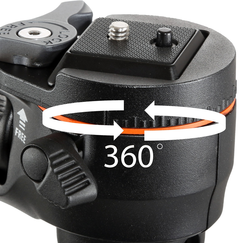 Vanguard Treppiede Aluminio Alta CA 233AGH