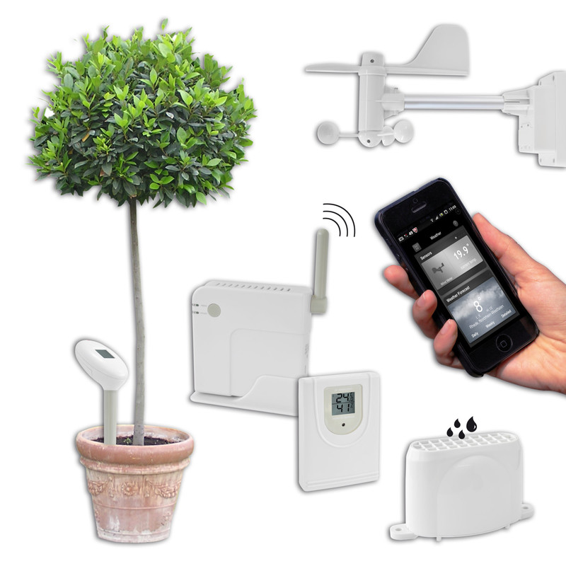 Bresser Wireless Stazione Meteo Connect Set Wetter- und Klimaüberwachung per Smartphone