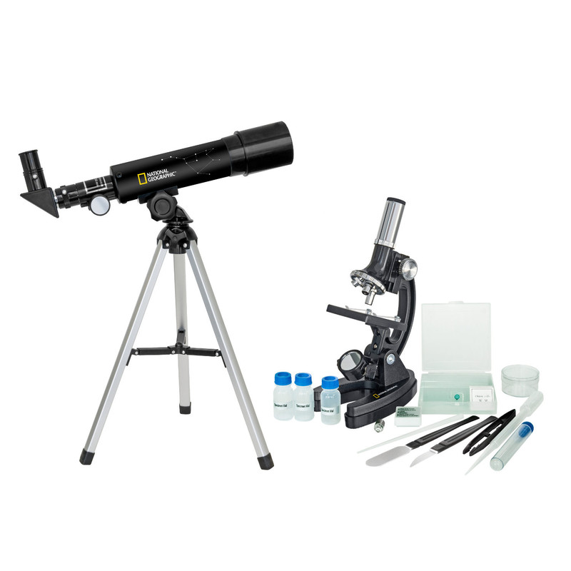 National Geographic Set telescopio e microscopio