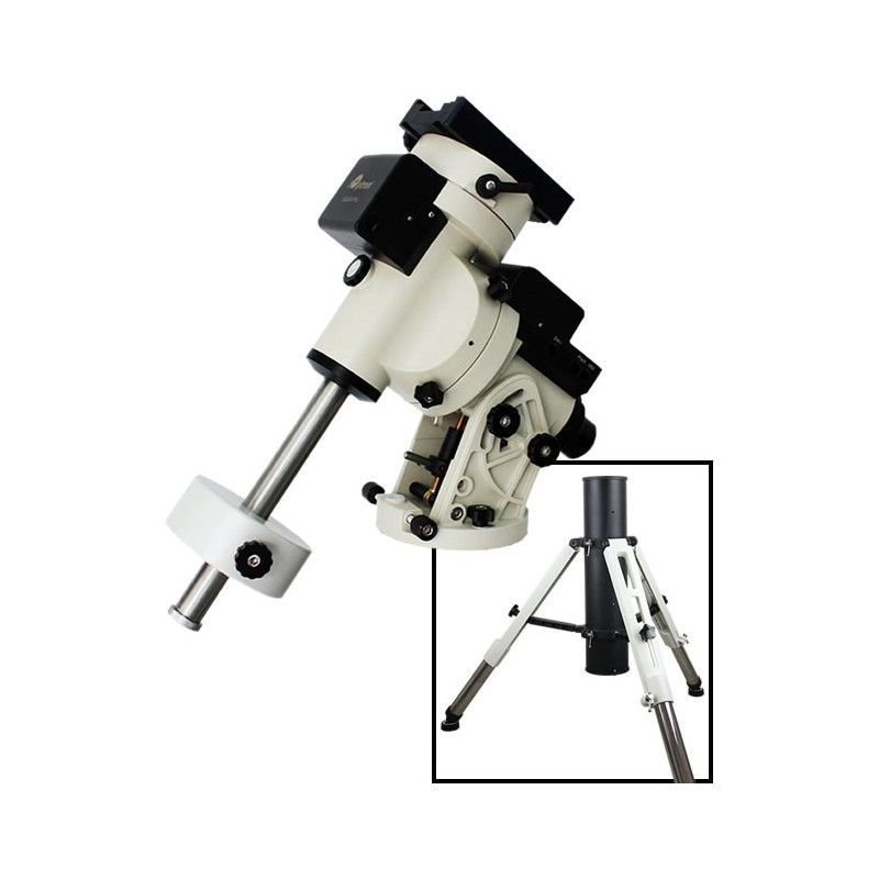 iOptron Montatura iEQ45 Pro Dual EQ/AZ con treppiede a colonna Tri-Pier e valigetta a ruote