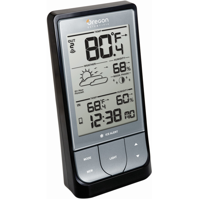 Oregon Scientific Stazione meteo WEATHER@HOME Bluetooth BAR 218HG