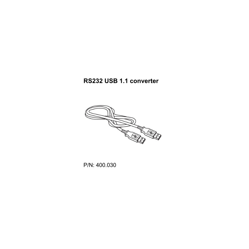 SCHOTT RS232 USB 1.1 Cavo con convertitore