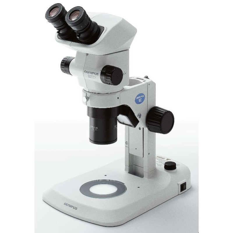 Evident Olympus Microscopio stereo zoom SZX7, trino, 0,8x - 5,6x, con luce riflessa e incidente