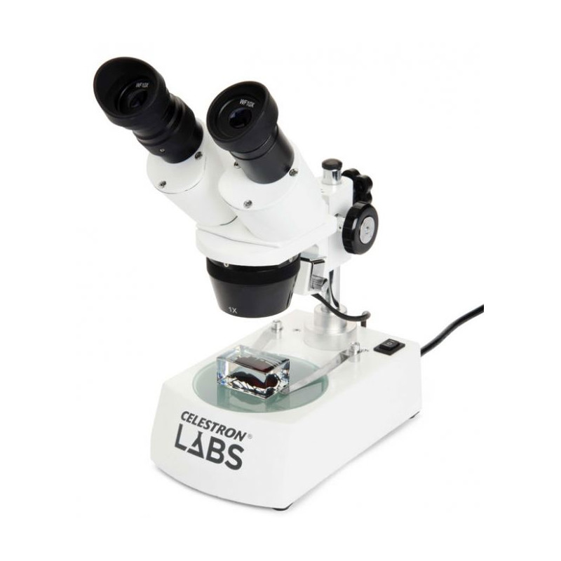 Celestron Microscopio stereo LABS S10-60, 10x/20x/30x/60x, LED