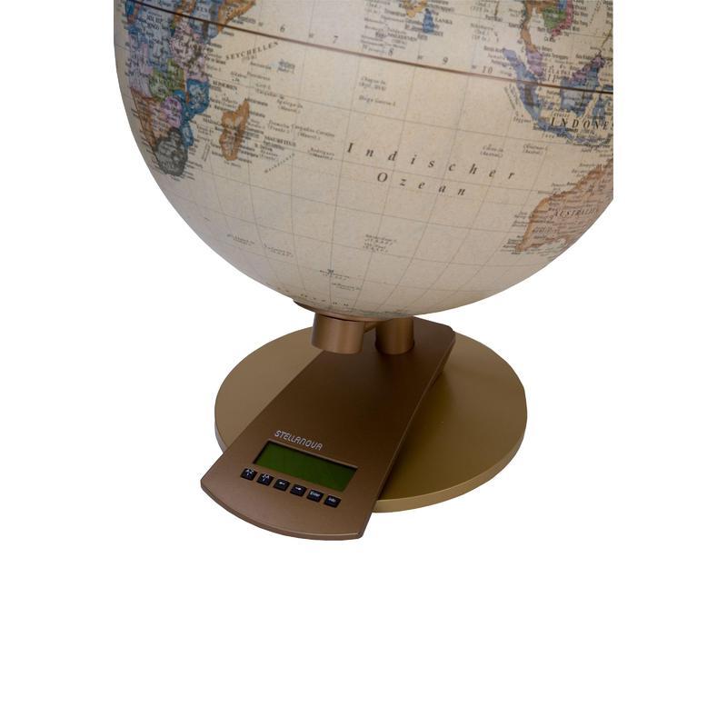 Stellanova Globo Mappamondo con orari del mondo antico 20cm (tedesco)